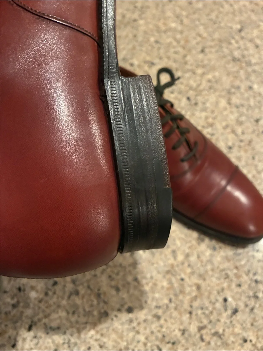 Men’s 10D Church's Men's Brown Cap-Toe Oxford Leather Dress Shoes